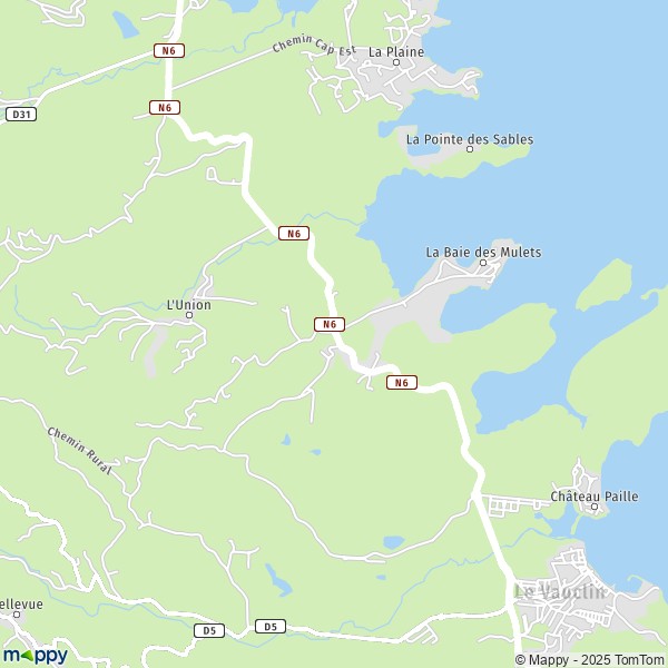 Carte Ravine Plate, 97280 Le Vauclin