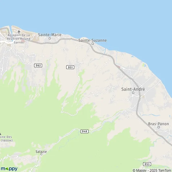 Plan saintdenis carte de saintdenis (97400) et infos pratiques