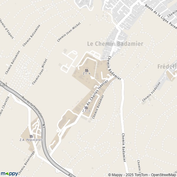 Carte Le Chemin Badamier, 97410 Saint-Pierre