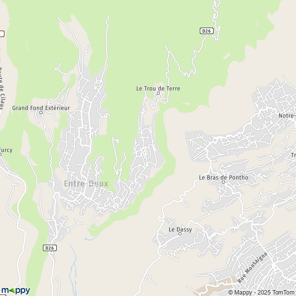 Carte La Ravine des Citrons, 97414 Entre-Deux