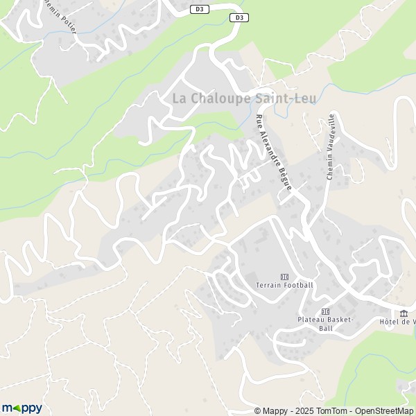 Carte La Chaloupe Saint-Leu, 97416 Saint-Leu