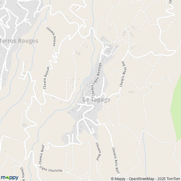 Carte Le Tapage, 97421 Saint-Louis