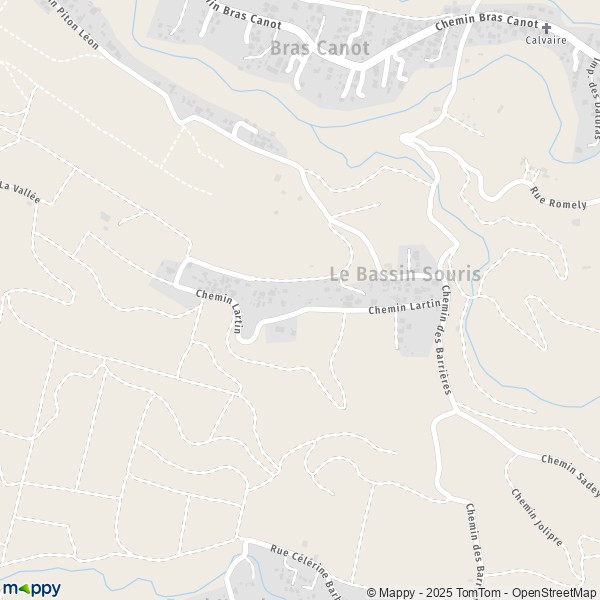 Carte Le Bassin Souris, 97422 Saint-Paul