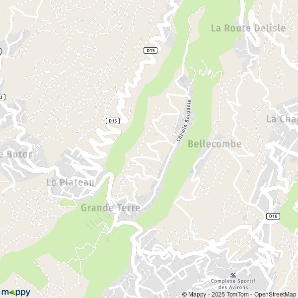 Carte Grande Terre, 97424 Saint-Leu