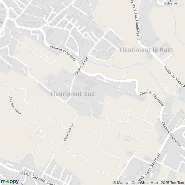 Carte Fleurimont-Sud, 97435 Saint-Paul