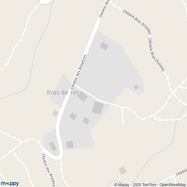 Carte Bras de Fer, 97441 Sainte-Suzanne