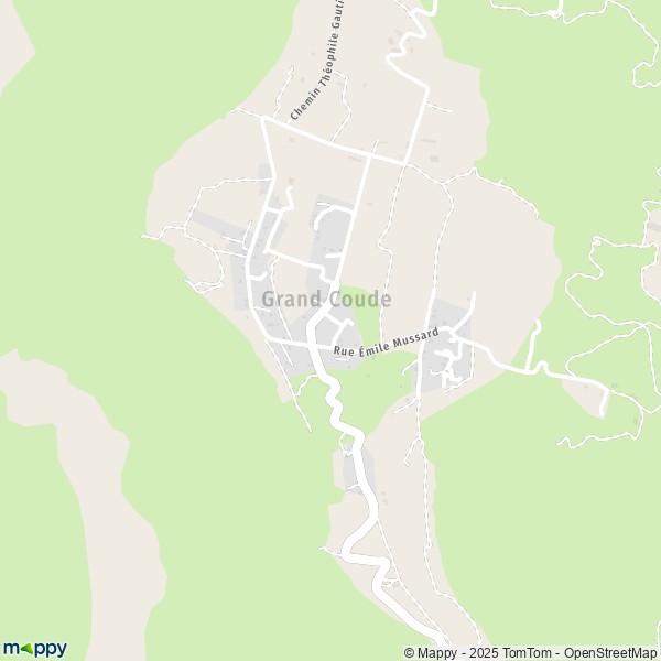 Carte Grand Coude, 97480 Saint-Joseph