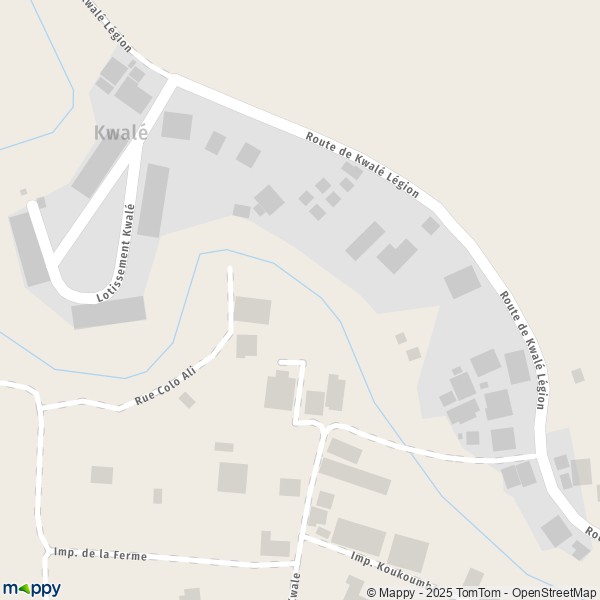 Carte Kwalé, 97600 Mamoudzou
