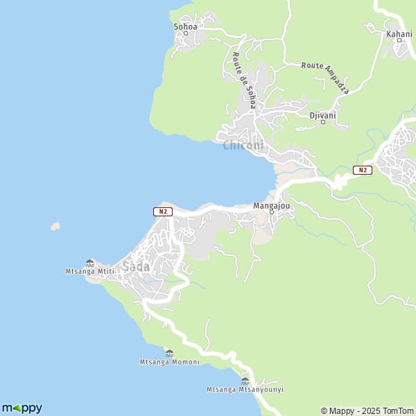 Carte Doujani, 97640 Sada