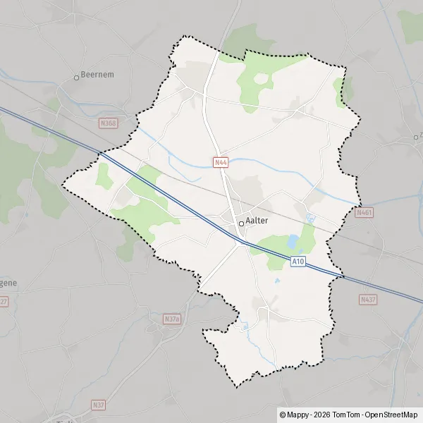 Plan Aalter : carte de Aalter (9800) et infos pratiques