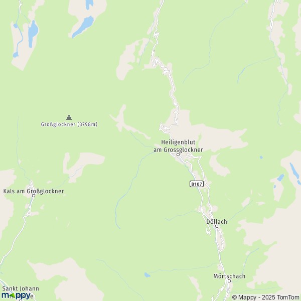 La carte pour la ville de Heiligenblut am Grossglockner 9844