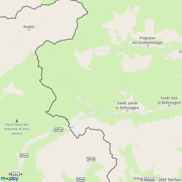 La carte pour la ville de Sankt Jakob in Defereggen 9963