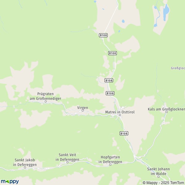 La carte pour la ville de Matrei in Osttirol 9971