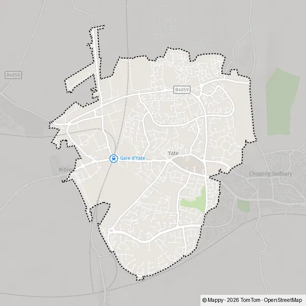 Plan Yate : carte de Yate, South Gloucestershire BS37 5 et infos pratiques