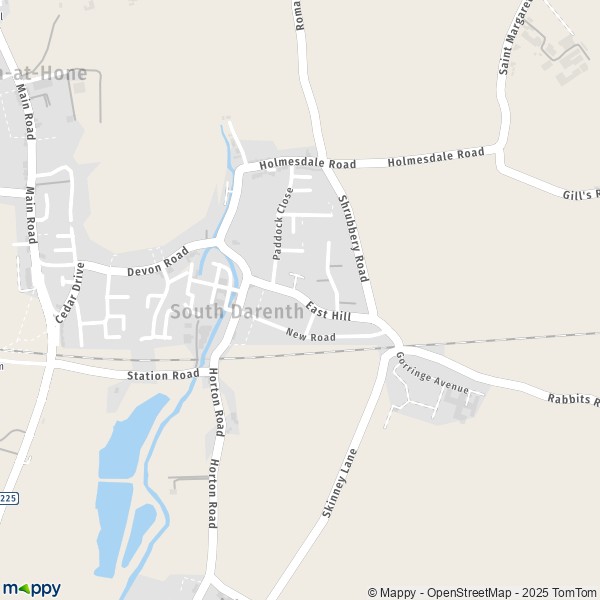 Carte South Darenth, Sevenoaks DA4 9