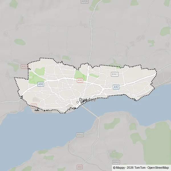 Plan Dundee : carte de Dundee, Dundee DD1 2 et infos pratiques