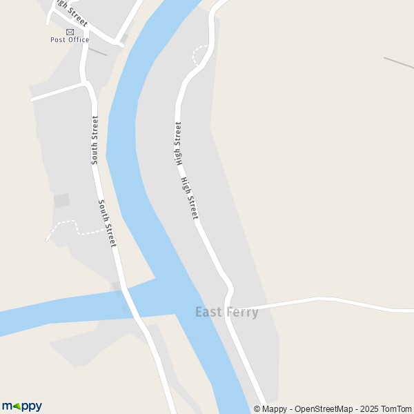 Carte East Ferry, West Lindsey DN21 3