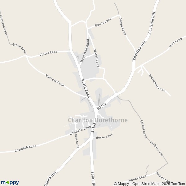 Carte Charlton Horethorne, South Somerset DT9 4