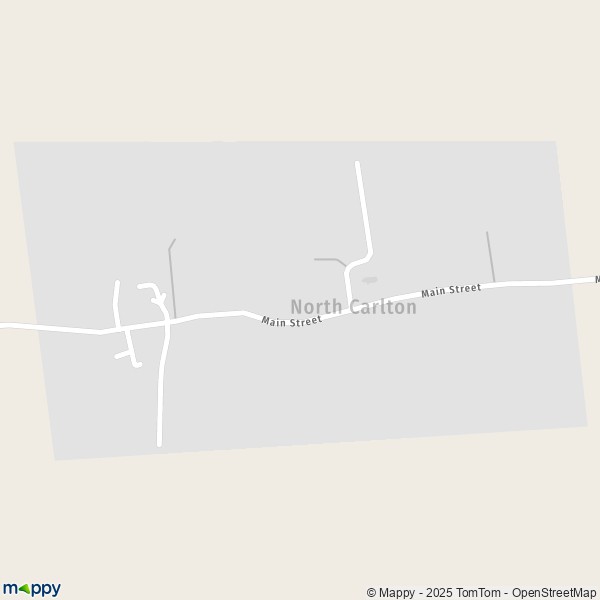 Carte North Carlton, West Lindsey LN1 2