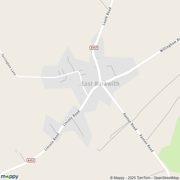 Carte East Barkwith, East Lindsey LN8 5
