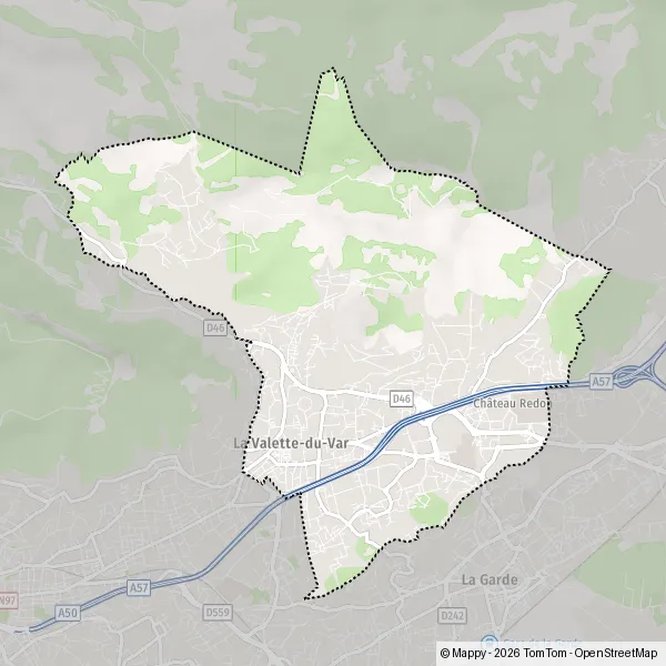 Carte Allée Bâle Nuée, 83160 La Valette-du-Var