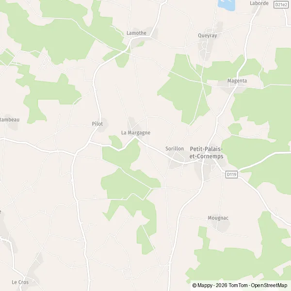 Carte Allée du Petit Pré, 33700 Mérignac