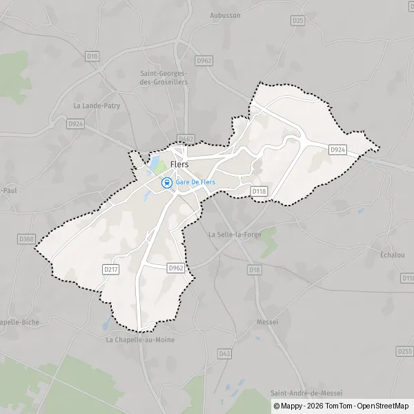 Carte Allée Eugène Cabrol, 61100 Flers