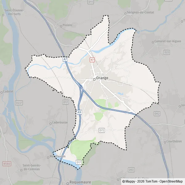 Carte Avenue Félix Ripert, 84100 Orange