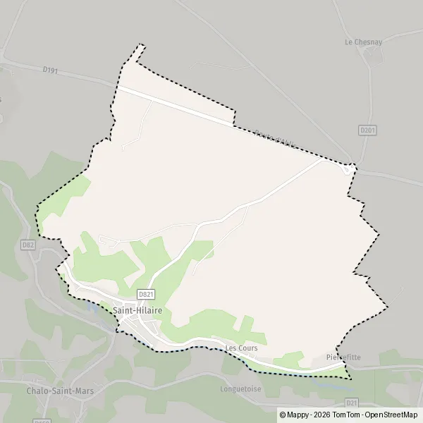 Carte Avenue Geoffroy Saint-Hilaire, 91150 Étampes