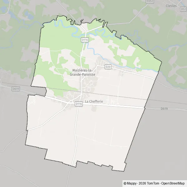 Carte Boulevard Antoine de Saint-Exupéry, 10510 Maizières-la-Grande ...