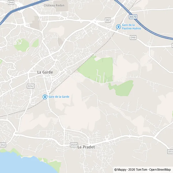 Carte Carraire de Saint-Louis, 83600 Fréjus