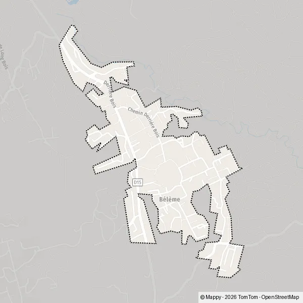 Carte Chemin Marie Sainte, Bélème, 97232 Le Lamentin