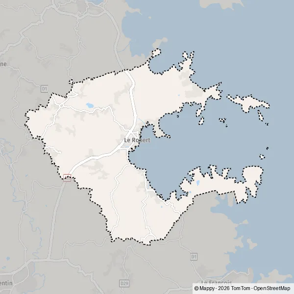 Carte Cité Mansarde Catalogne, 97231 Le Robert