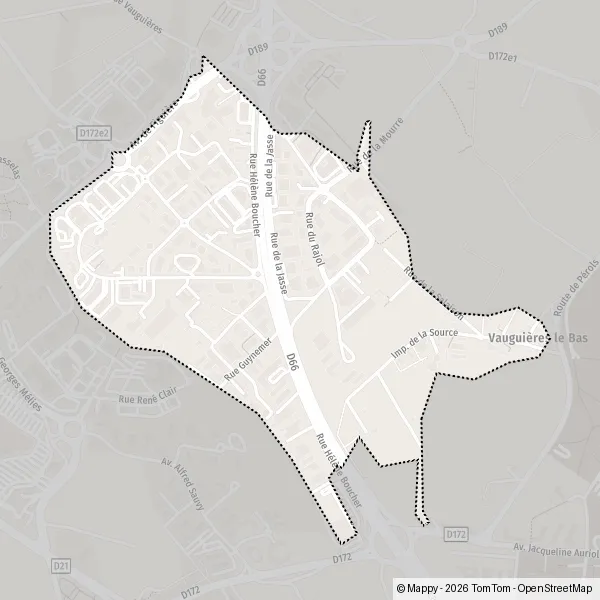 Carte D172e2, Vauguières le Bas, 34130 Mauguio