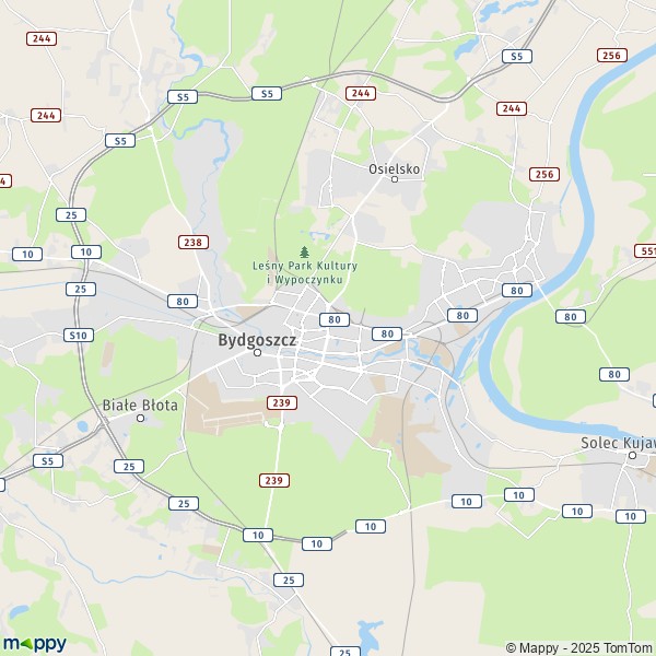 La carte du département Bydgoszcz