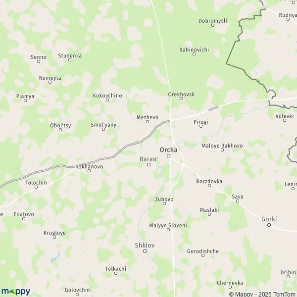 Carte Orshanskiy rayon plan de Orshanskiy rayon et infos pratiques