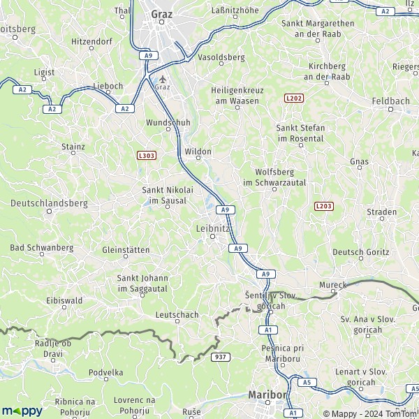 La carte du département Leibnitz