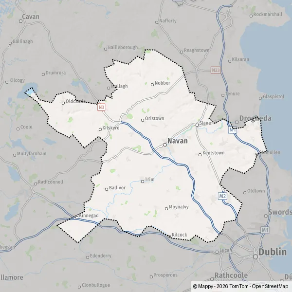 Carte Meath : plan de Meath et infos pratiques - Mappy