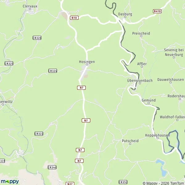 Plan Parc Hosingen carte de Parc Hosingen (L) et infos pratiques