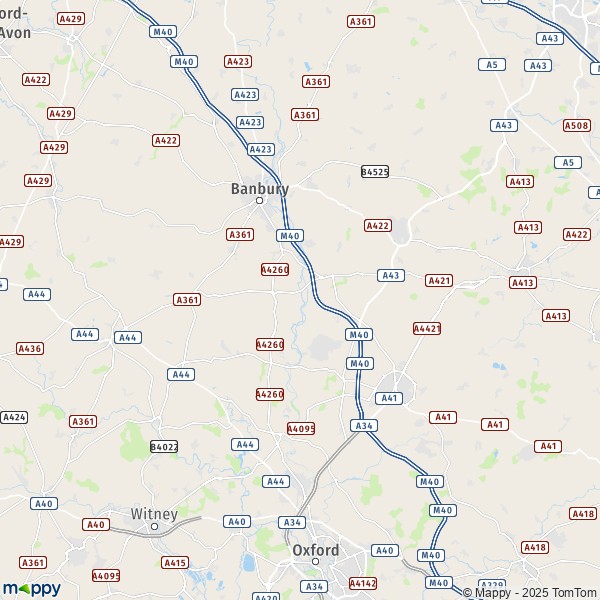 La carte pour la ville de South Newington, Cherwell OX15 4