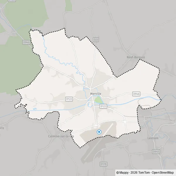Carte Place de la Libération, 59660 Merville