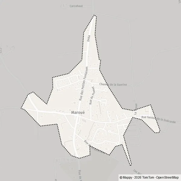 Carte Place du Bourg de Maroue, 22400 Lamballe-Armor