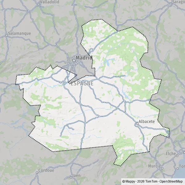 Carte Castille-la Manche : plan de Castille-la Manche et infos ...