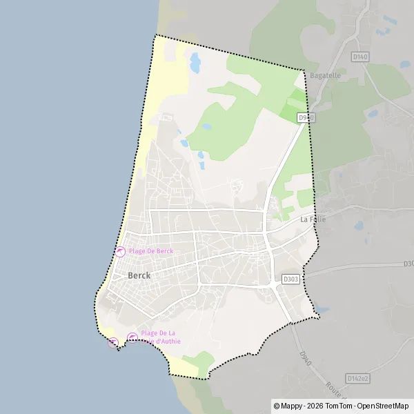 Carte Route de Berck, 62600 Groffliers