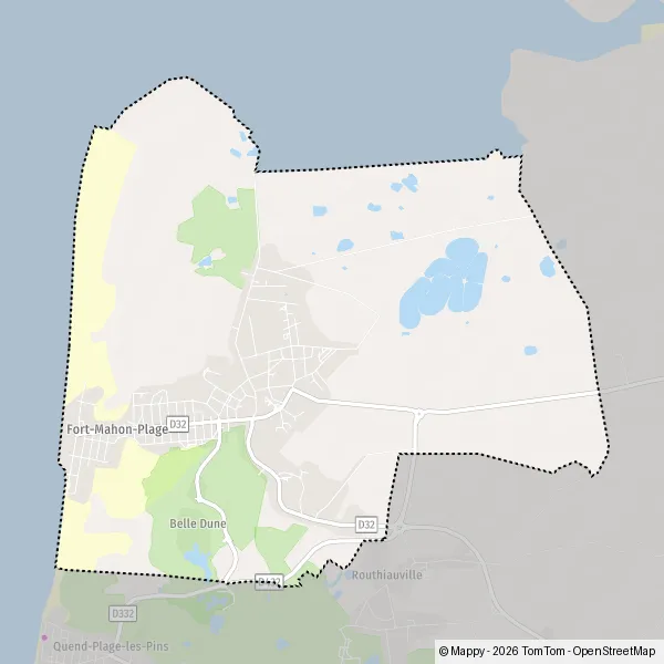 Carte Route de Fort-Mahon-Plage, 80120 Quend