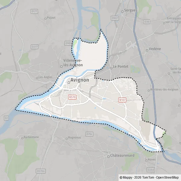 Carte Rue de l'Olivier, 84000 Avignon
