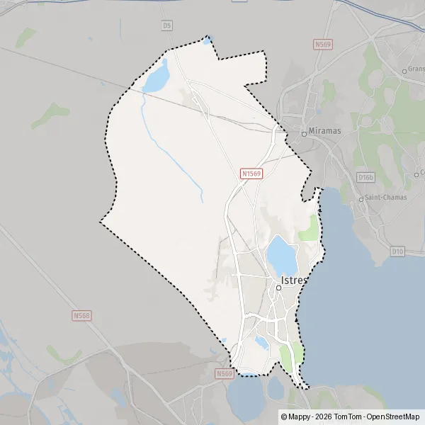 Carte Rue de la Poutre, 13800 Istres