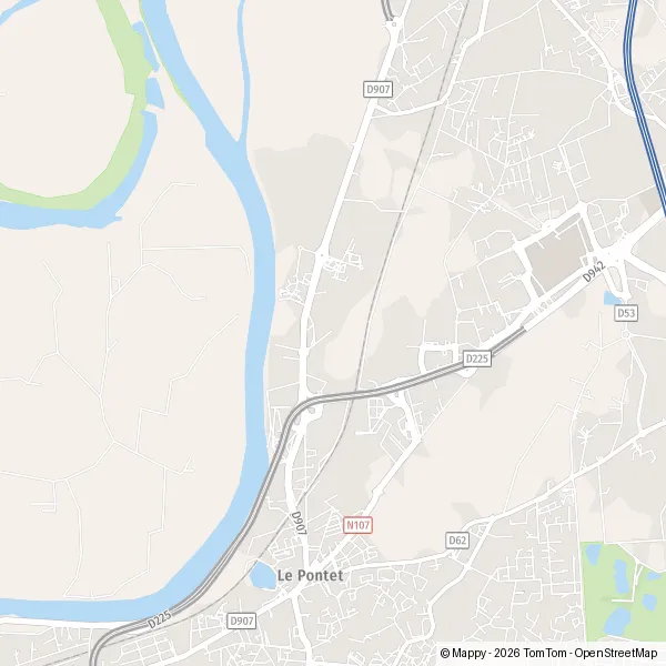 Carte Rue de la Verdette, 84130 Le Pontet