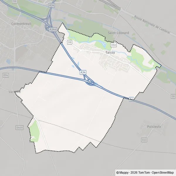 Carte Rue de Taissy, 51500 Sillery