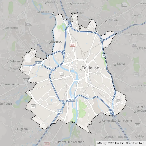 Carte Rue des Ifs, 31500 Toulouse